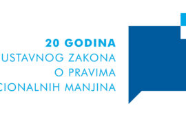 Međunarodna znanstvena konferencija    PRVIH DVADESET  GODINA USTAVNOG ZAKONA O PRAVIMA NACIONALNIH MANJINA