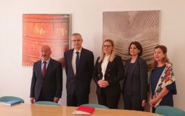 *PREDSJEDNIK SAVJETA ZA NACIONALNE MANJINE  PRIMIO U SLUŽBENI POSJET IZASLANSTVO  REPUBLIKE SJEVERNE MAKEDONIJE